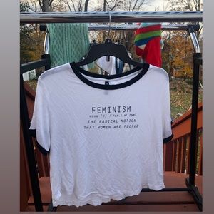 H&M Feminism top